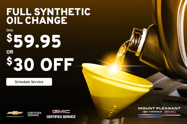Full Synthetic Oil Change in Mount Pleasant, IA